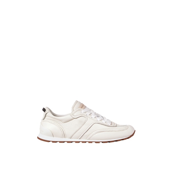 Brunello Cucinelli Leather runners in Butter