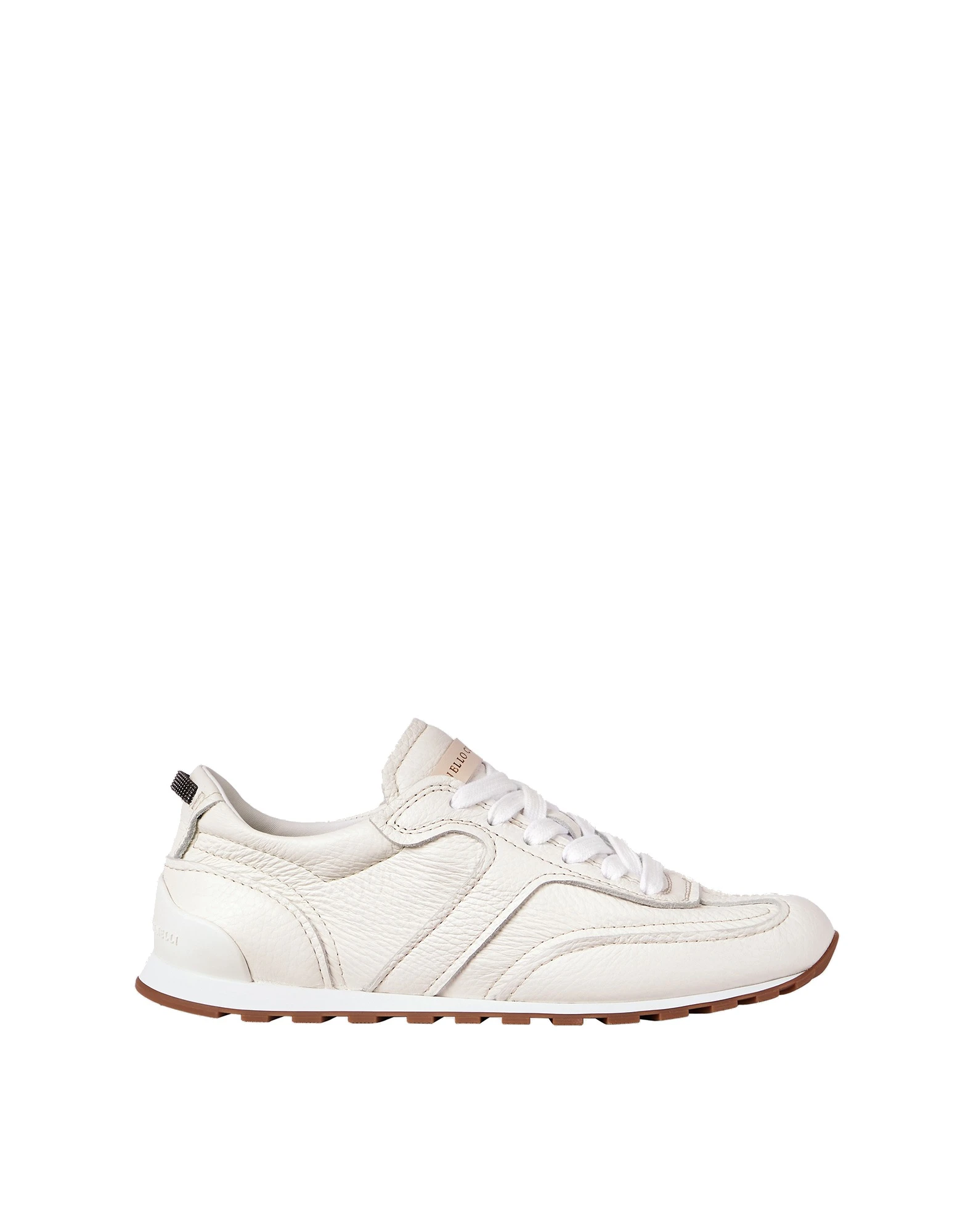 Brunello Cucinelli Leather runners in Butter | Buy Sneakers at Luxury Shoes Brunello Cucinelli Leather runners in Butter