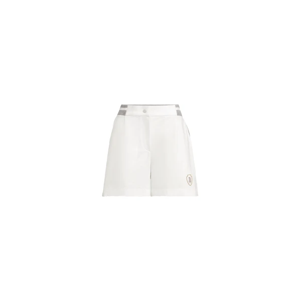 Brunello Cucinelli Lightweight French terry shorts in White