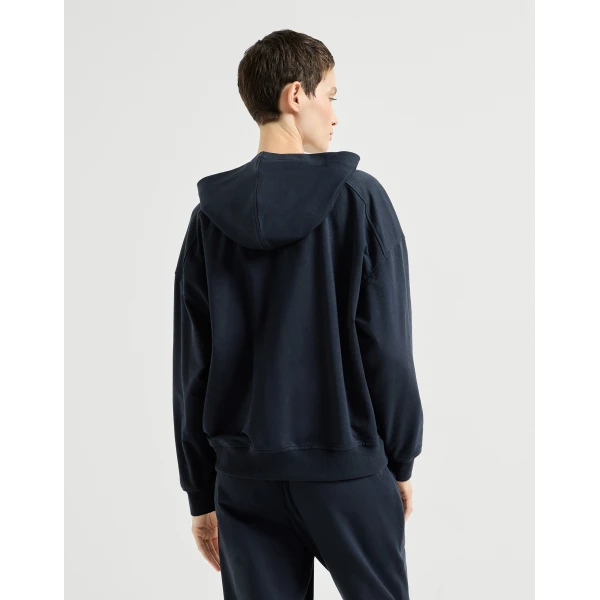 Lightweight French terry sweatshirt in Blue - Image 3