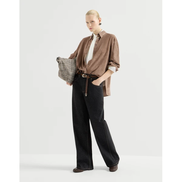 Loose Barrel trousers in Black - Image 6