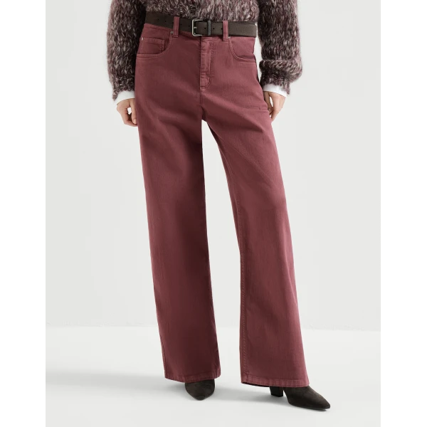 Loose Barrel trousers in Wine - Image 2