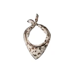 Brunello Cucinelli Lynx Print silk scarf in Beige | Scarves | Luxury Shoes 
