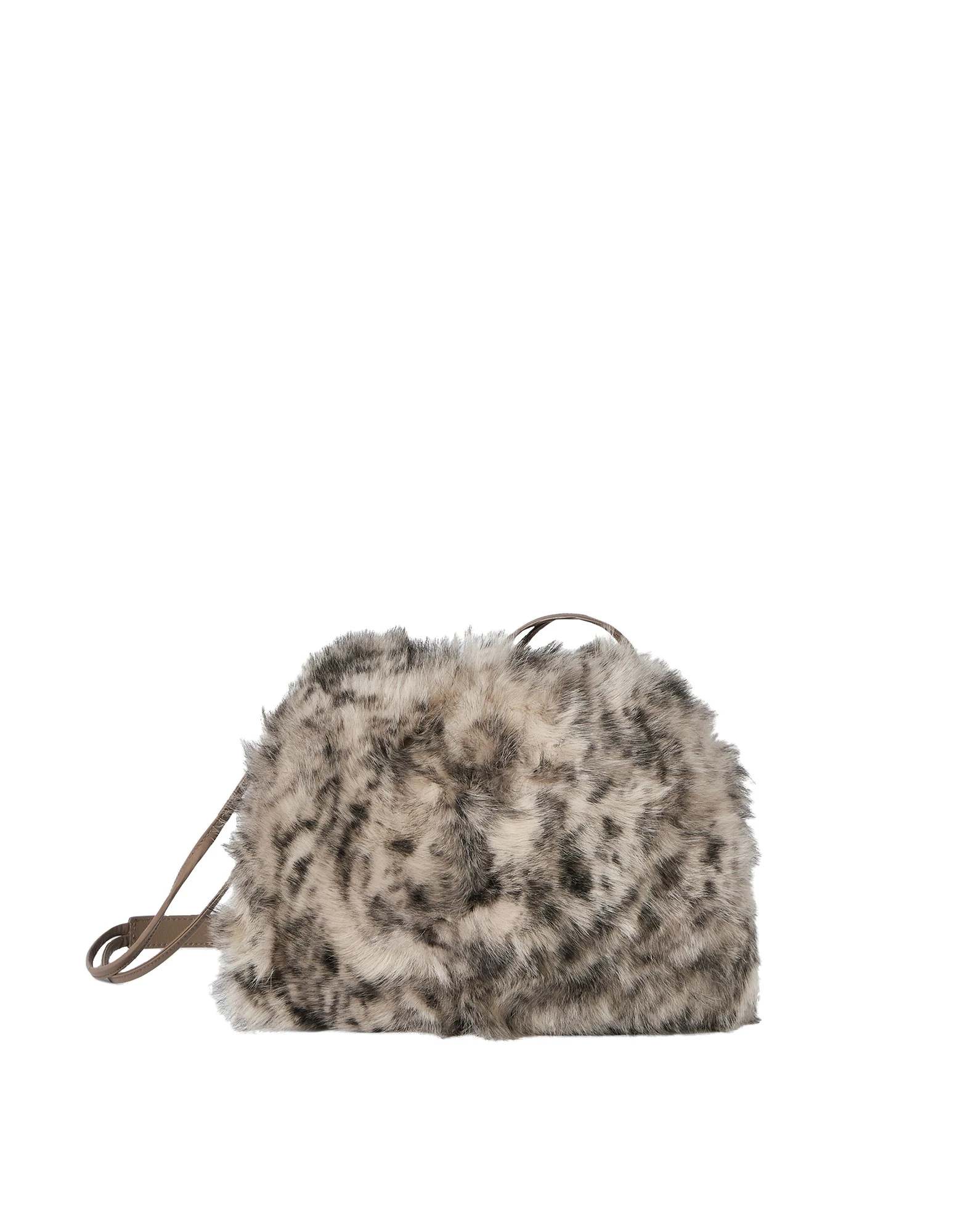 Brunello Cucinelli Lynx-effect pouch bag in Beige | Buy Clutch Bags at Luxury Shoes Brunello Cucinelli Lynx-effect pouch bag in Beige