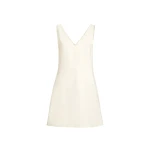 Brunello Cucinelli Mini dress with monili in Ivory