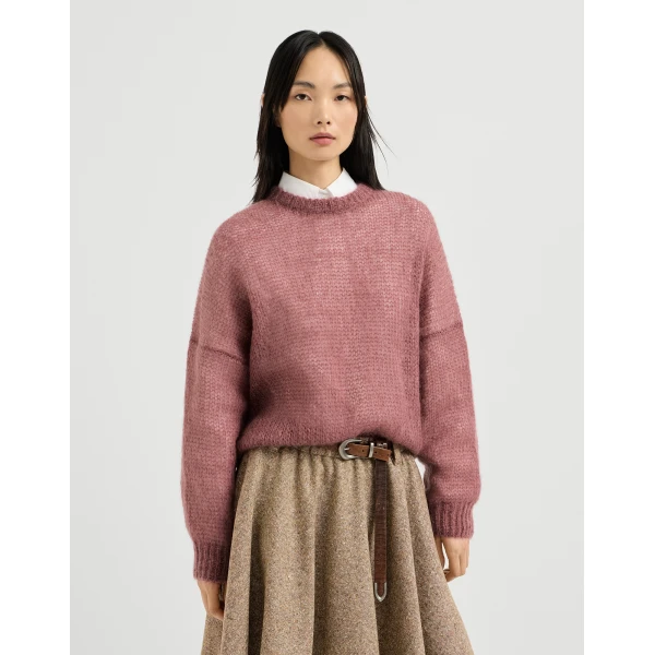 Mohair sweater in Purple - Image 2
