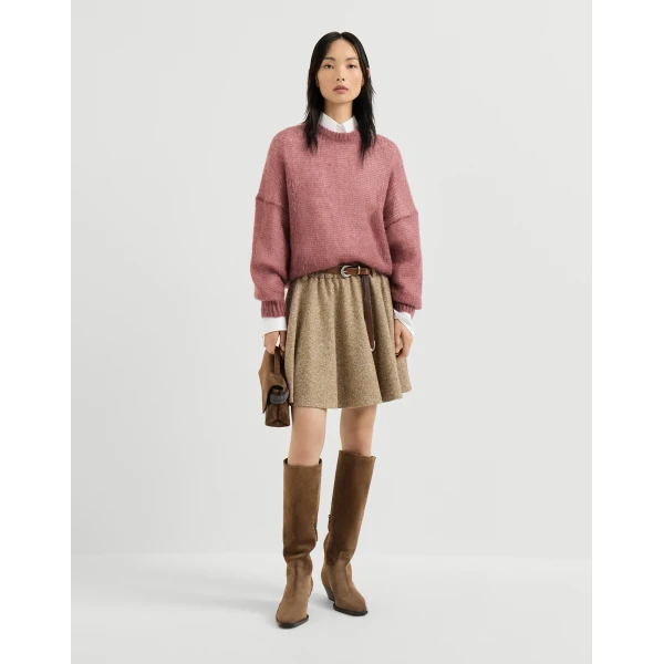 Mohair sweater in Purple - Image 6