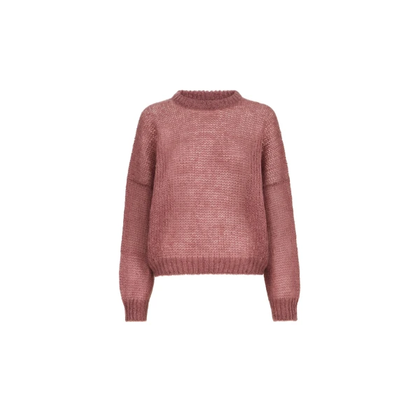 Mohair sweater in Purple