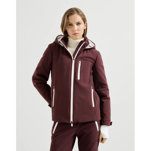 Brunello Cucinelli Mountain outerwear jacket in Cherry, view 2 | Jackets | Luxury Shoes 