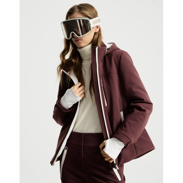 Brunello Cucinelli Mountain outerwear jacket in Cherry, view 5 | Jackets | Luxury Shoes 