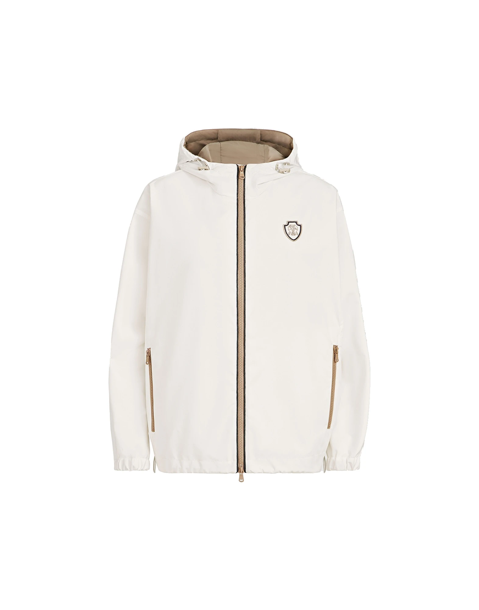 Brunello Cucinelli Nylon outerwear in White Brunello Cucinelli