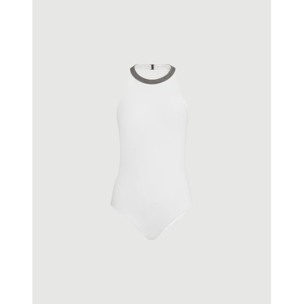 One-piece swimsuit in White - Image 2