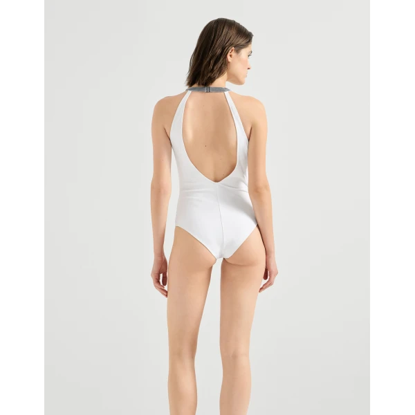 One-piece swimsuit in White - Image 3