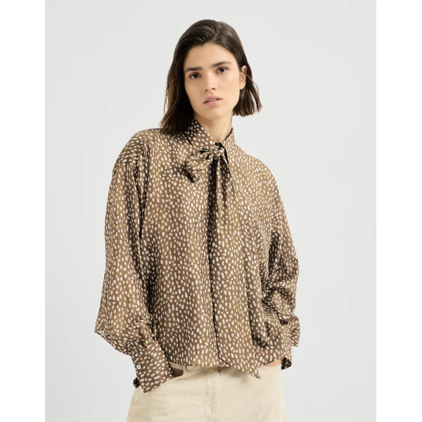 Pongee shirt in Dattero - Image 2