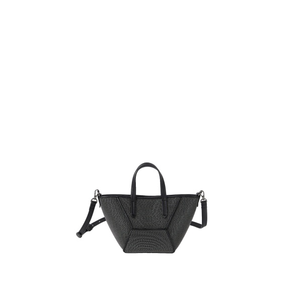 Brunello Cucinelli Precious BC Duo mini bag in Black