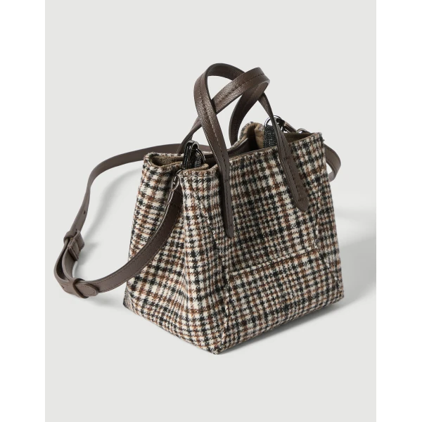 Prince of Wales BC Duo mini bag in Brown - Image 3
