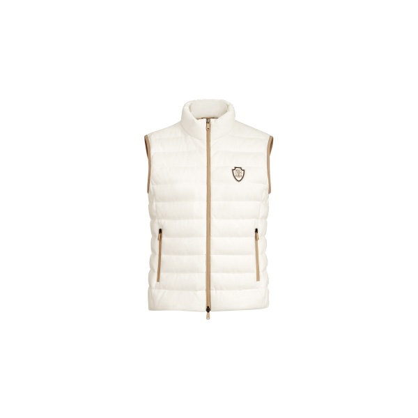 Brunello Cucinelli Reversible down vest in White