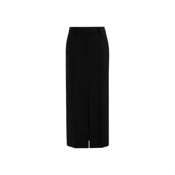 Brunello Cucinelli Sartorial Column skirt in Black