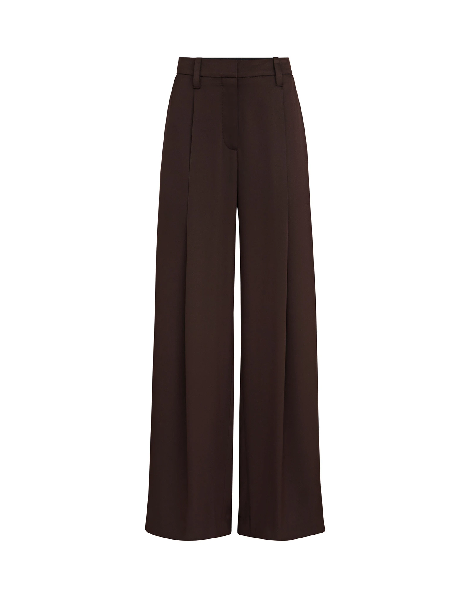 Brunello Cucinelli Satin pleated barrel trousers in Coffee Brunello Cucinelli Satin pleated barrel trousers in Coffee | Pants | Luxury Shoes