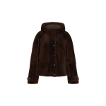 Brunello Cucinelli Shearling outerwear in Brown Gianduia