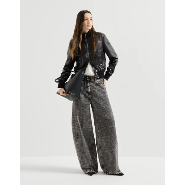 Silk poplin shirt in Butter - Image 6