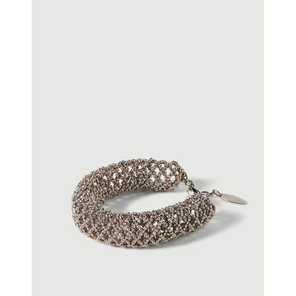 Brunello Cucinelli Silver bracelet in Silver, view 2 | Bracelets | Luxury Shoes 