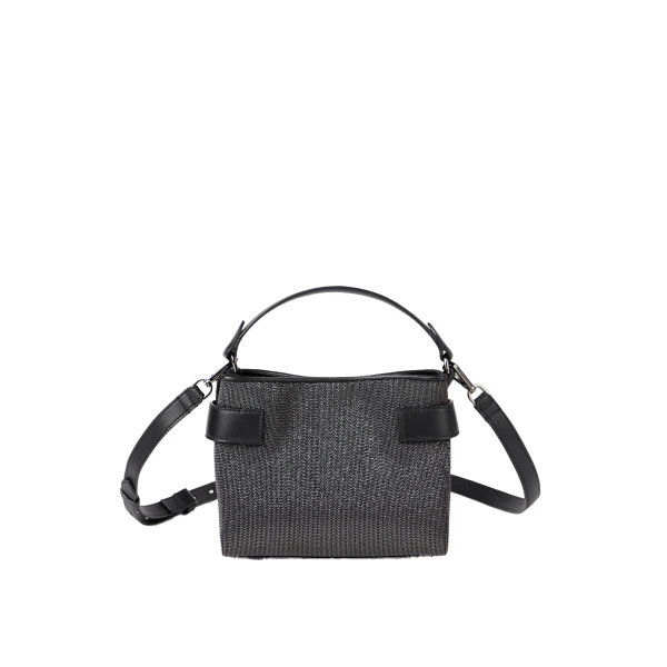 Brunello Cucinelli Small Top-Handle Essence bag in Black