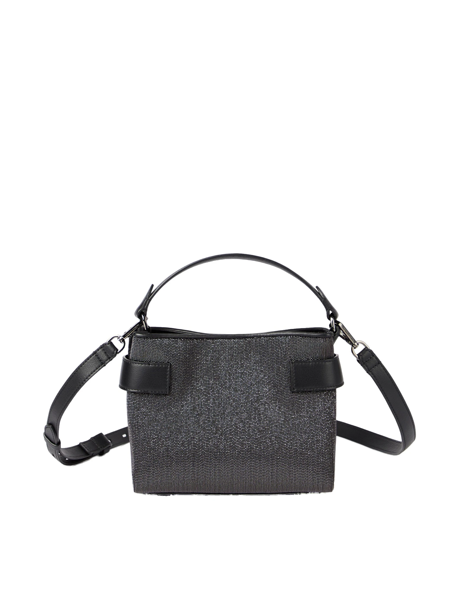 Brunello Cucinelli Small Top-Handle Essence bag in Black | Buy Mini Bags at Luxury Shoes Brunello Cucinelli Small Top-Handle Essence bag in Black