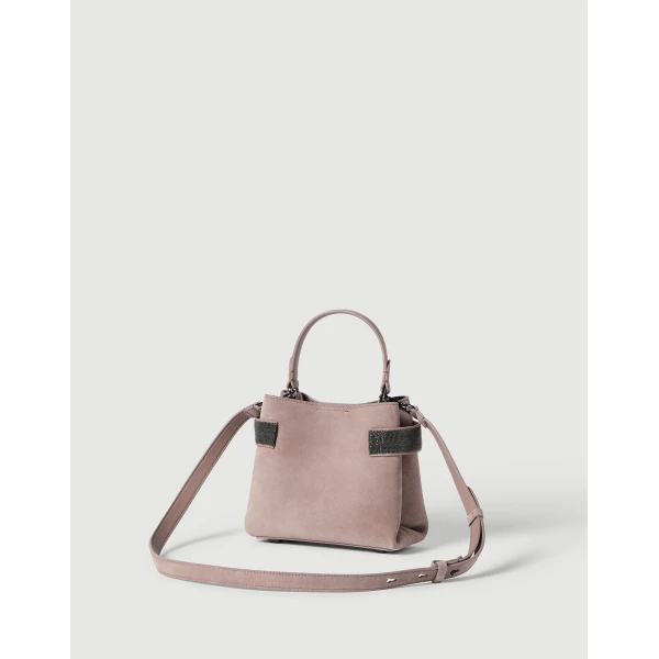 Small Top-Handle Essence bag in Pink - Image 2