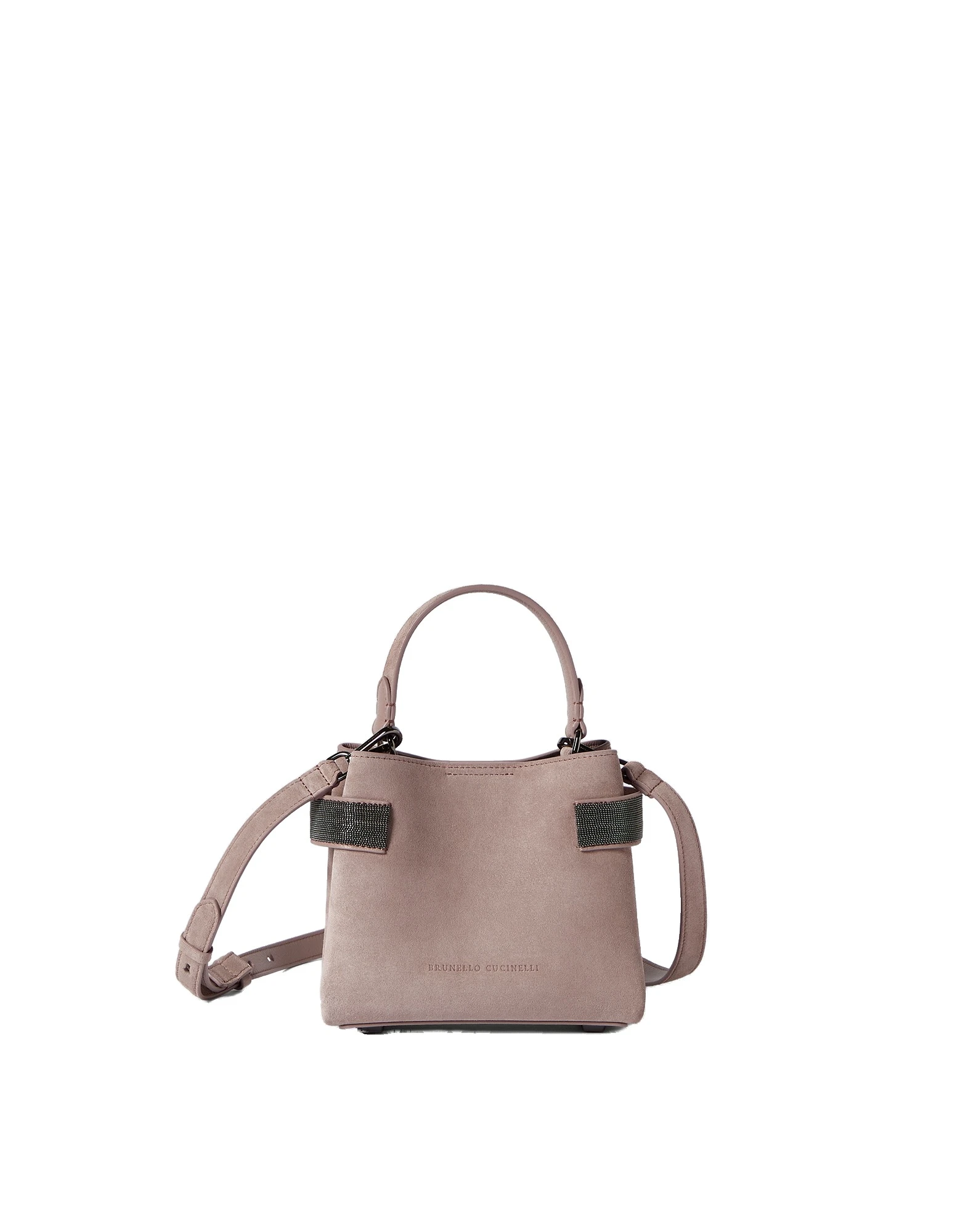 Brunello Cucinelli Small Top-Handle Essence bag in Pink | Buy Mini Bags at Luxury Shoes Brunello Cucinelli Small Top-Handle Essence bag in Pink