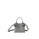 Brunello Cucinelli Small Top-Handle Essence bag in Stone Grey