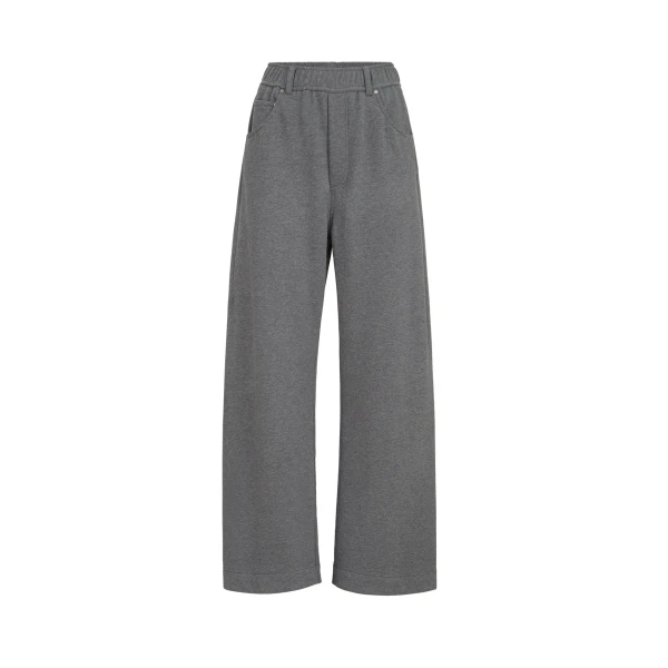 Brunello Cucinelli Smooth French terry trousers in Dark Grey