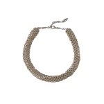 Brunello Cucinelli Sterling Silver choker in Silver | Necklace | Luxury Shoes 