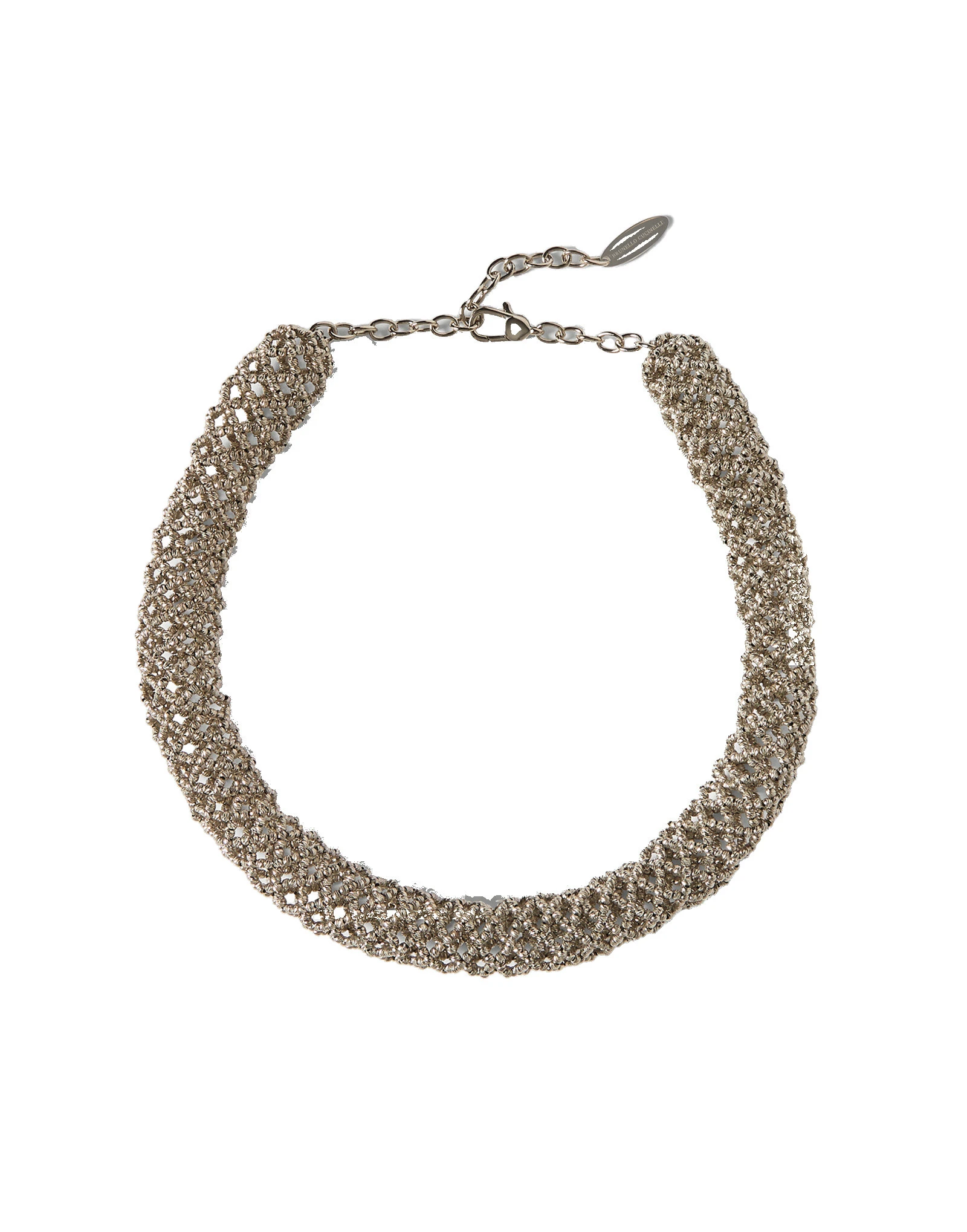 Brunello Cucinelli Sterling Silver choker in Silver Brunello Cucinelli Sterling Silver choker in Silver | Necklace | Luxury Shoes