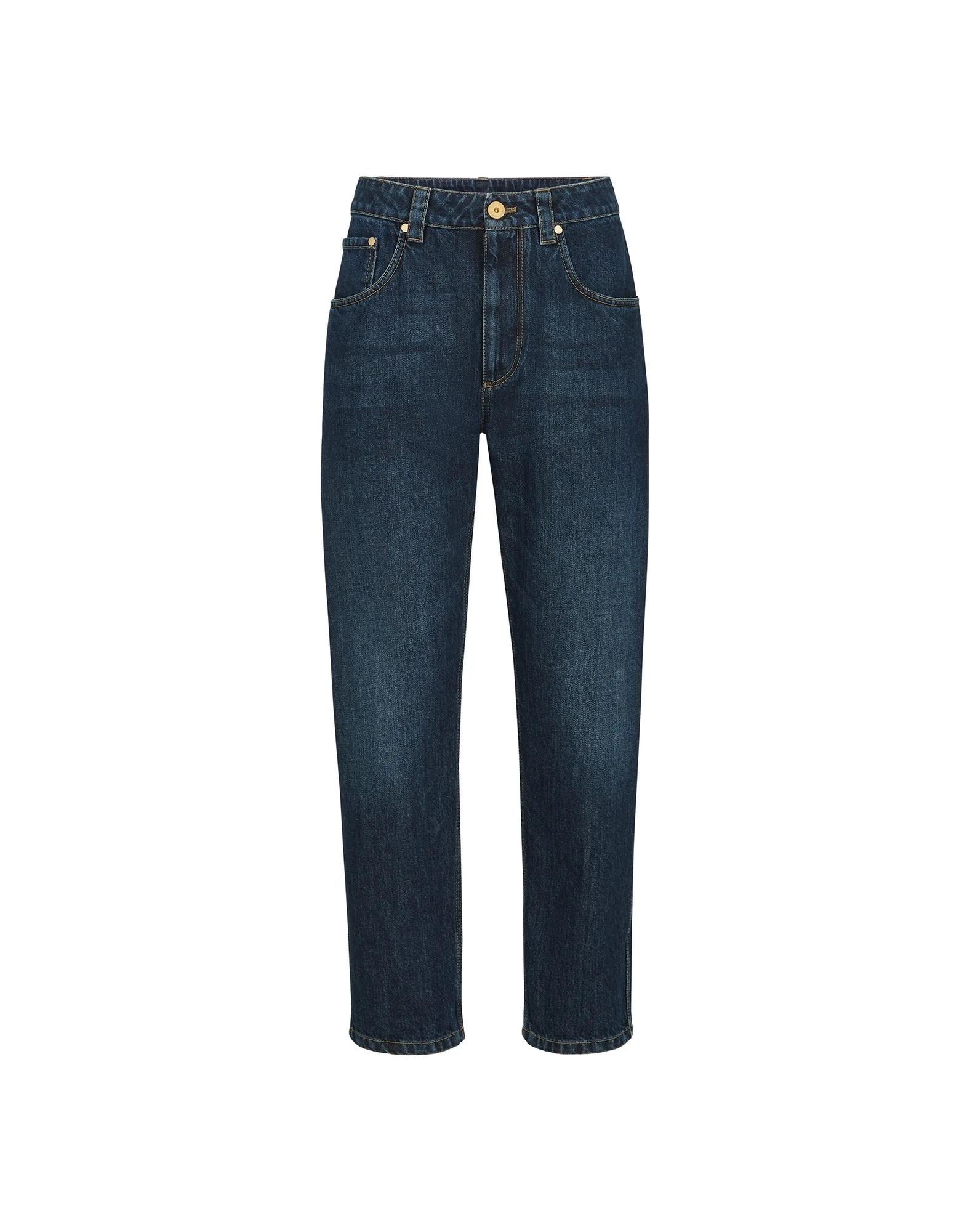 Brunello Cucinelli Straight trousers in Denim Brunello Cucinelli