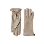 Brunello Cucinelli Suede gloves with monili in Beige | Gloves | Luxury Shoes 