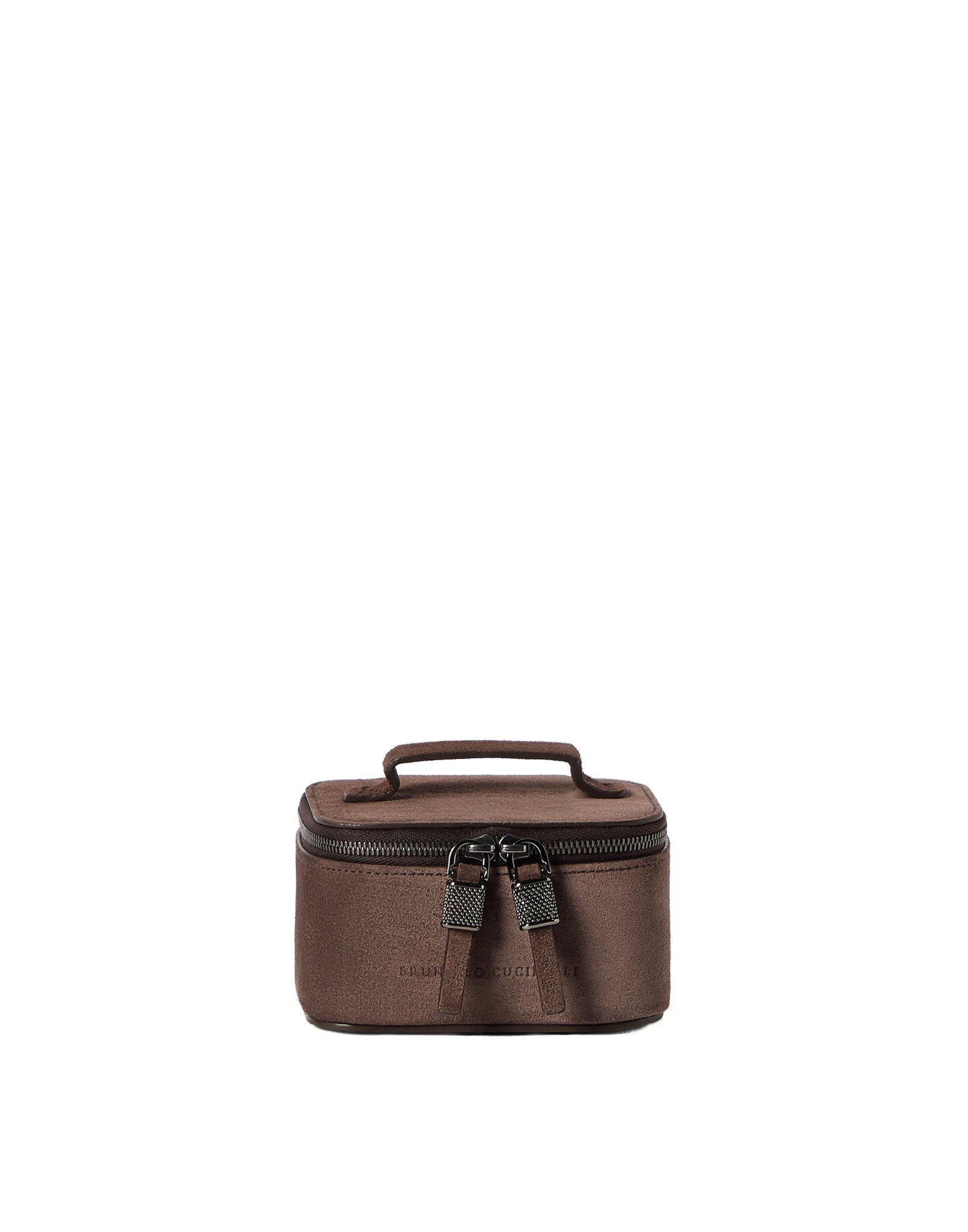 Brunello Cucinelli Suede small jewelry box in Cappuccino Brunello Cucinelli Suede small jewelry box in Cappuccino | Accessories | Luxury Shoes