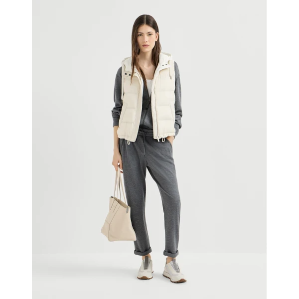 Suede sneakers with monili in White - Image 6