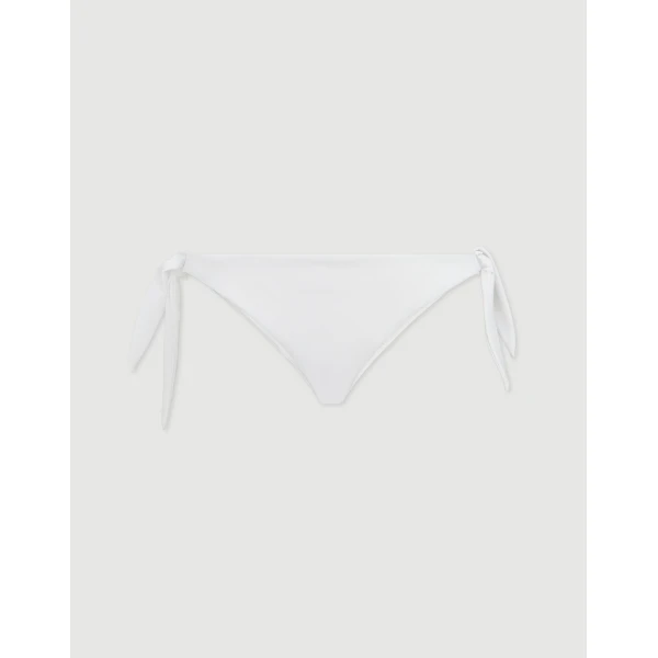 Techno jersey bikini bottoms in White - Image 2