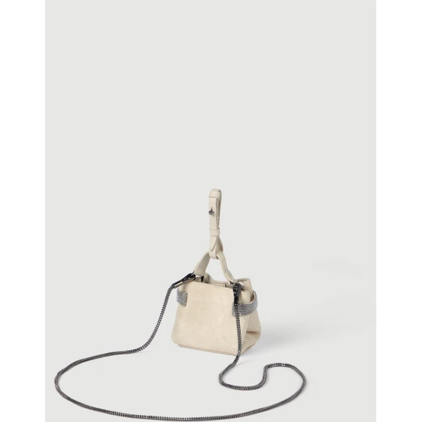Top-Handle Essence micro bag in Ivory - Image 2