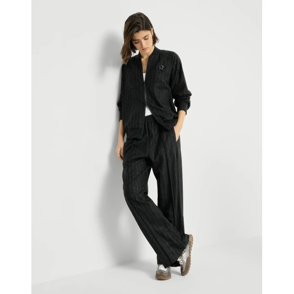 Brunello Cucinelli Track trousers in Anthracite