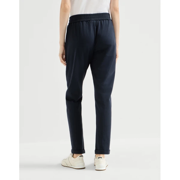 Track trousers with monili in Blue - Image 3