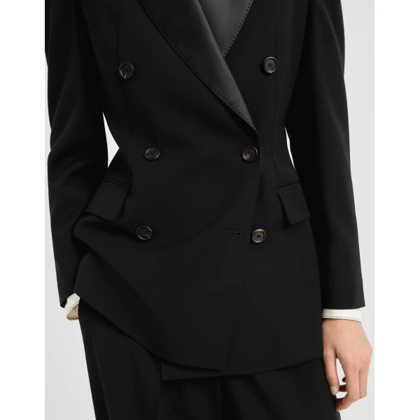 Tuxedo Jacket in Black - Image 4