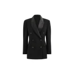 Brunello Cucinelli Tuxedo Jacket in Black
