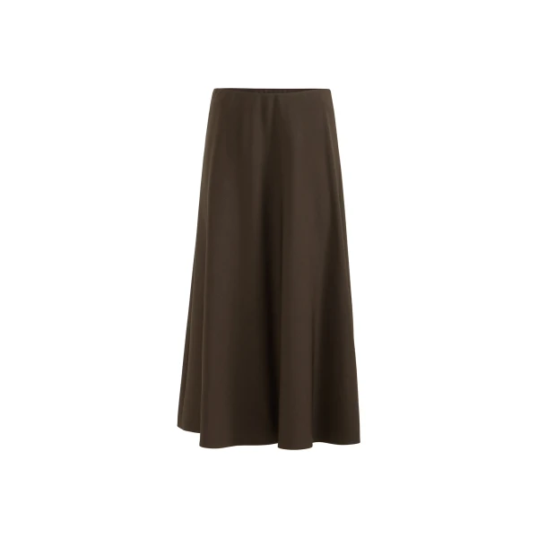 Twill Flute skirt in Brown