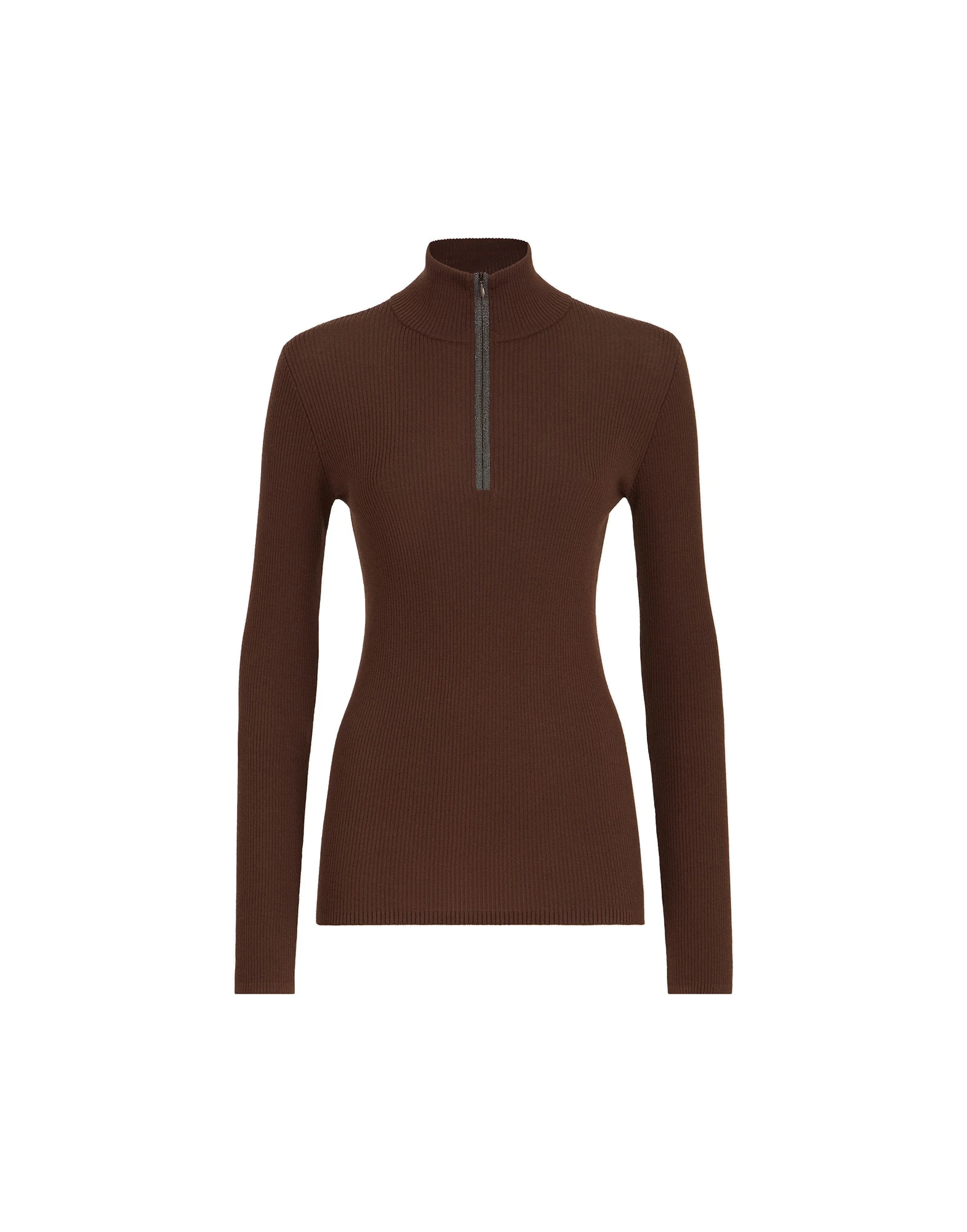 Brunello Cucinelli Virgin wool and cashmere sweater in Brown Brunello Cucinelli