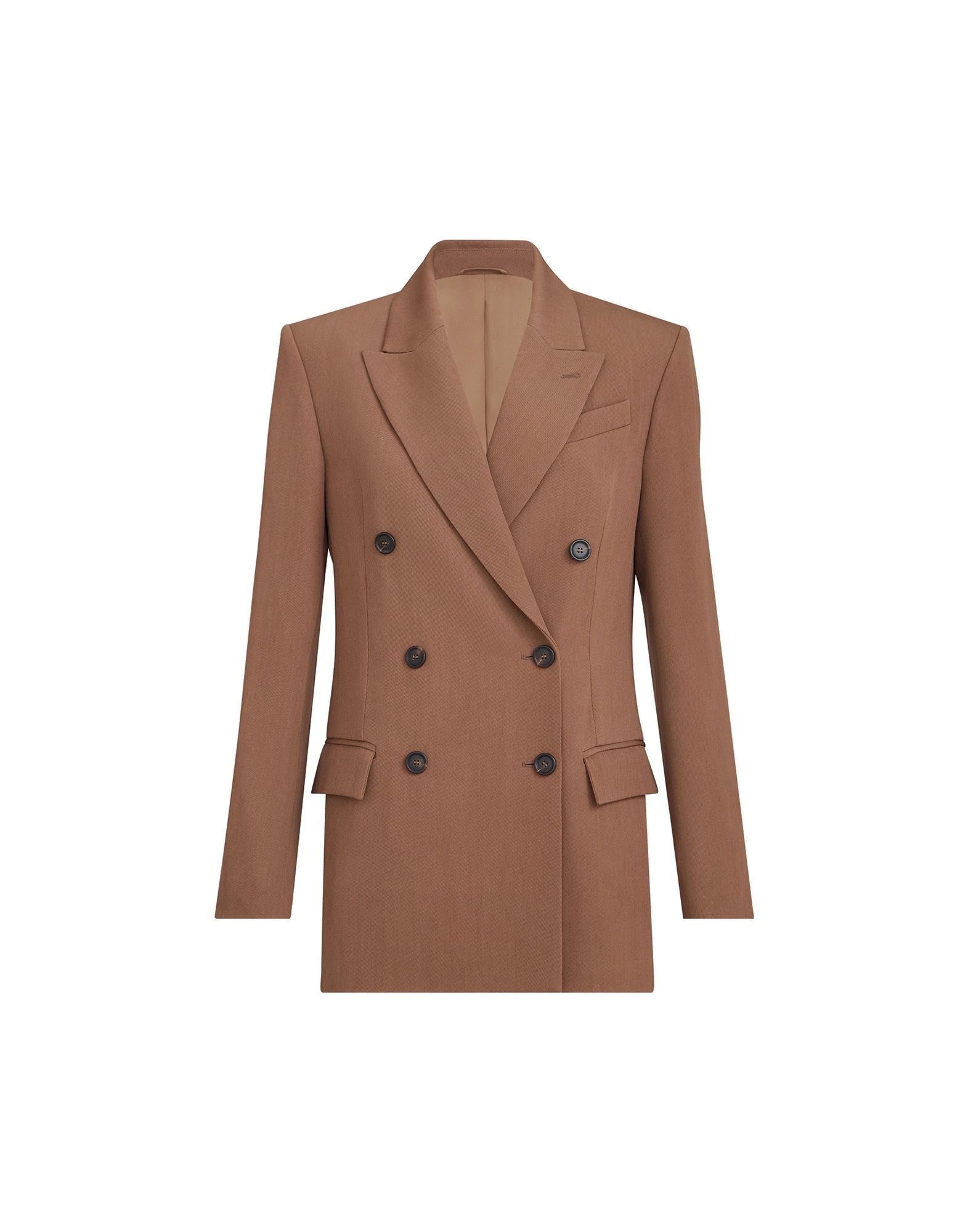 Brunello Cucinelli Virgin wool tricotine blazer in Dattero | Buy Jackets at Luxury Shoes Brunello Cucinelli Virgin wool tricotine blazer in Dattero