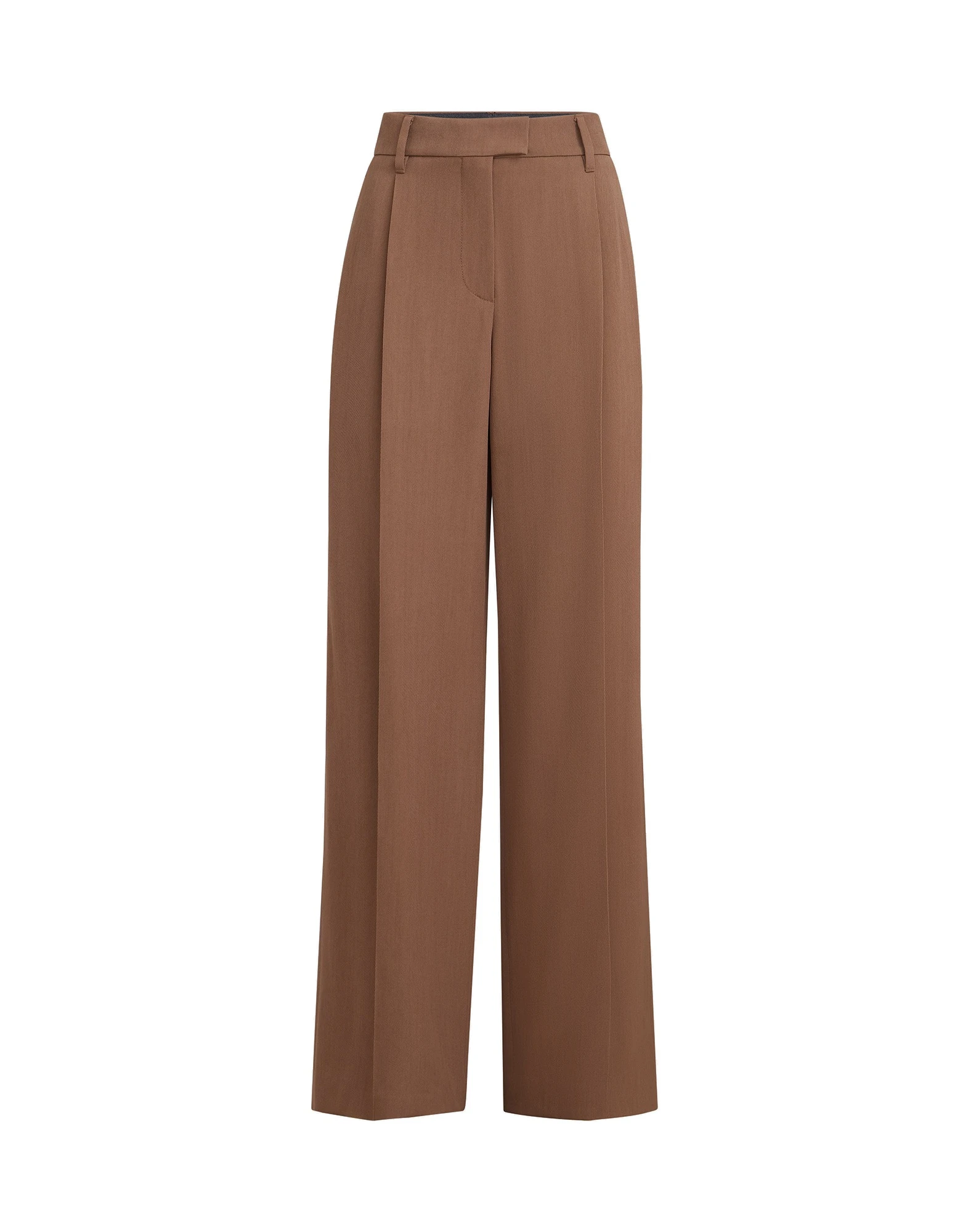 Brunello Cucinelli Virgin wool tricotine trousers in Dattero | Buy Pants at Luxury Shoes Brunello Cucinelli Virgin wool tricotine trousers in Dattero
