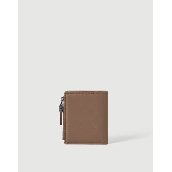 Brunello Cucinelli Wallet in Brown Gianduia, view 2 | Wallets & Purses | Luxury Shoes 