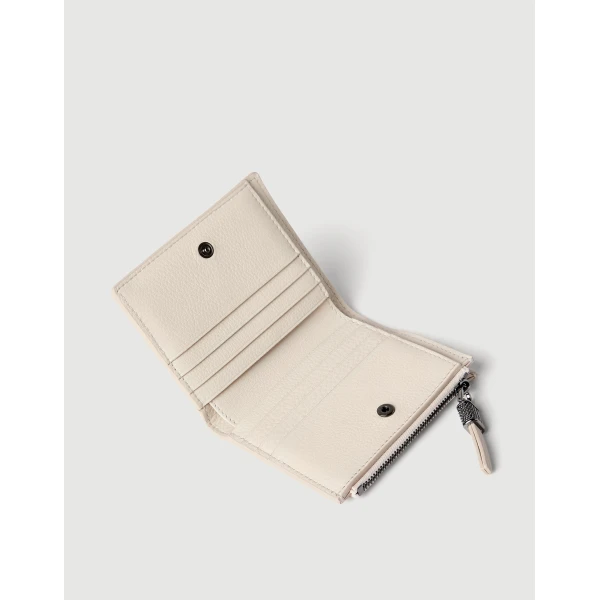 Brunello Cucinelli Wallet in Ivory, view 3 | Wallets & Purses | Luxury Shoes 